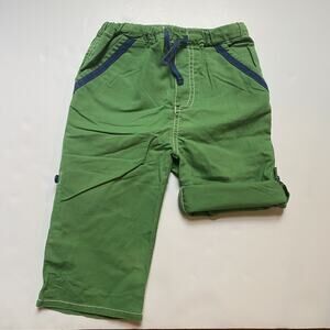 Baby Boden Green Rollup Pants Shorts